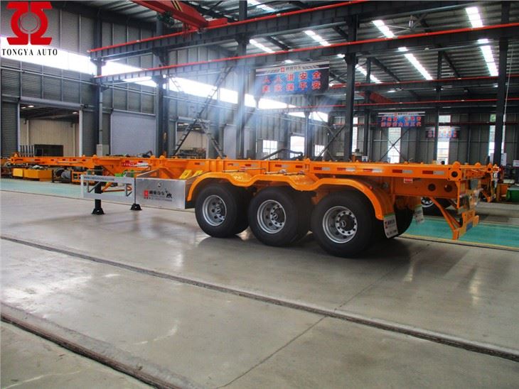 40ft الهيكل العظمي مقطورة