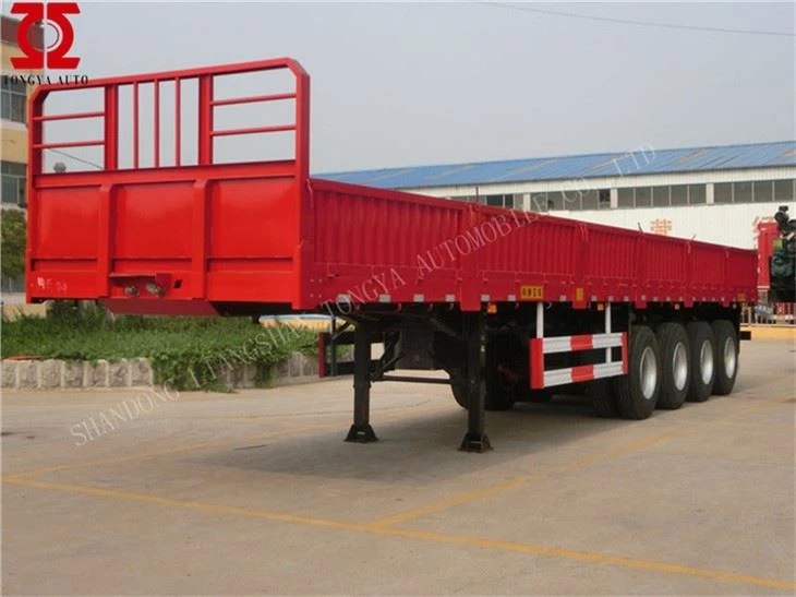 4axles Side Wall مقطورة