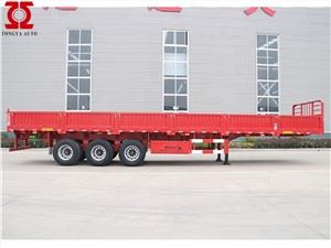 50tons الجدار الجانبي نصف مقطورة