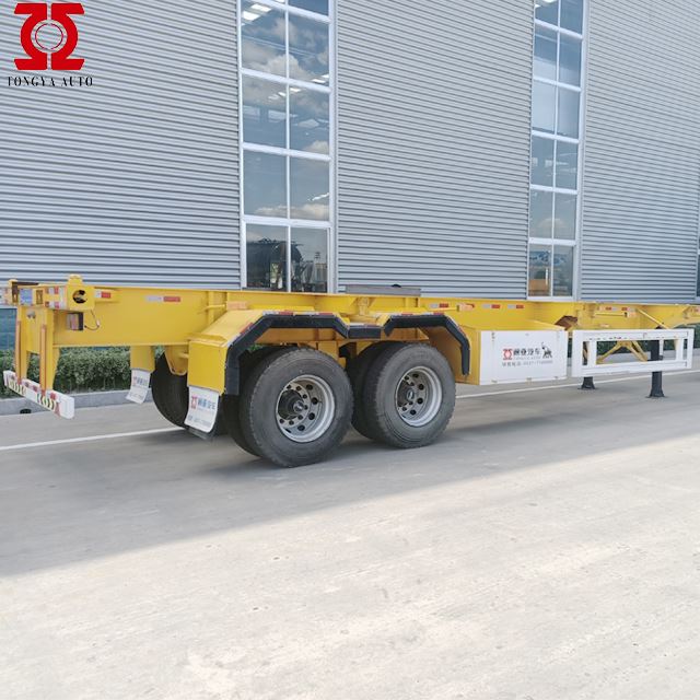 2 Axkes 40ft حاوية مقطورة
