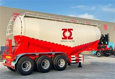 40T سائبة Cenemnt Tanker نصف مقطورة مع ديزل